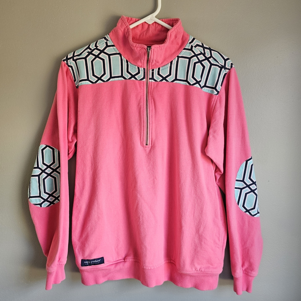 Simply Southern Pullover Pink Size Small